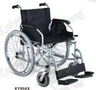 Hopital  STEEL MANUAL wheelchair with  flip up armrest;detachable footrest