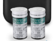 boxes of Medical test strips for glucosmeeter